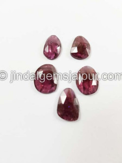 Rhodolite Garnet Rose Cut Slices